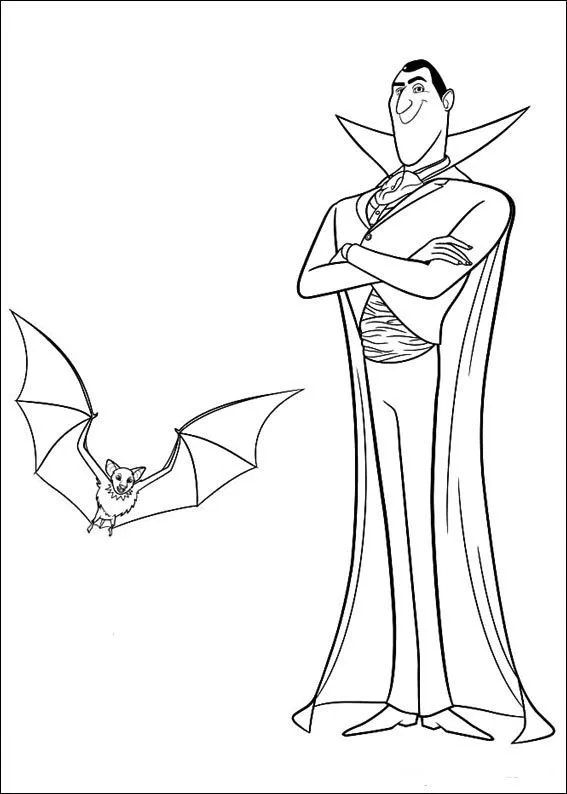 Dibujos para colorear Hotel Transilvania 2