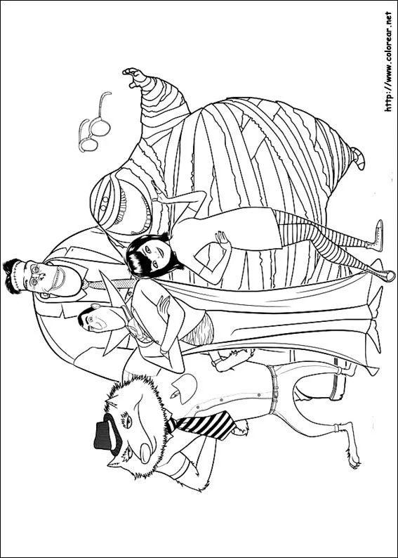 Dibujos para colorear de Hotel Transilvania Dibujos para colorear de Hotel Transilvania