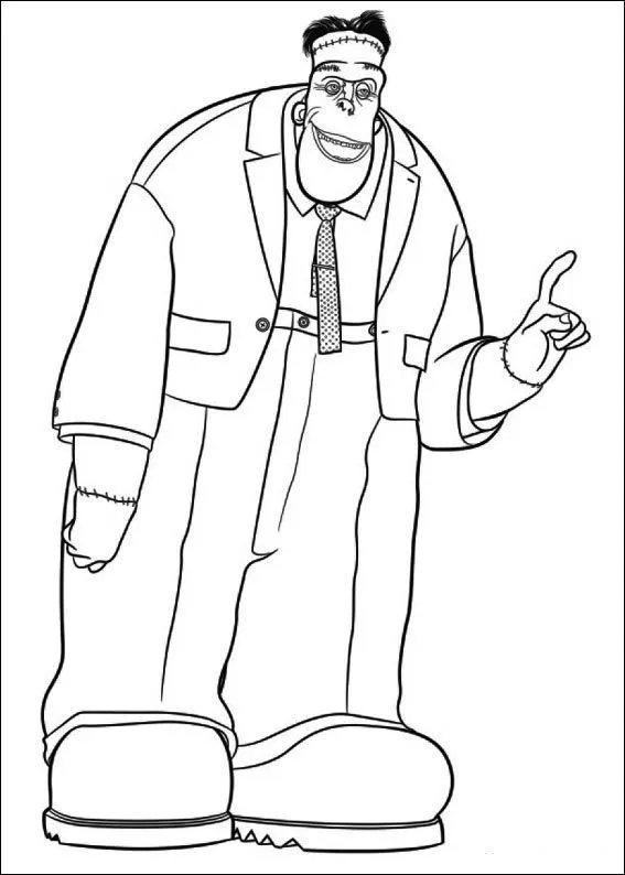 Dibujos para colorear Hotel Transilvania .Lista0