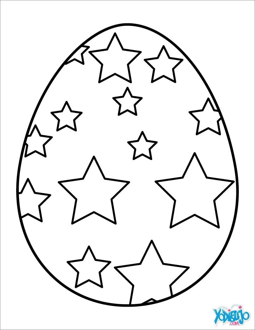 Dibujos para colorear HUEVOS DE PASCUA - imprimir 34 dibujos para ...