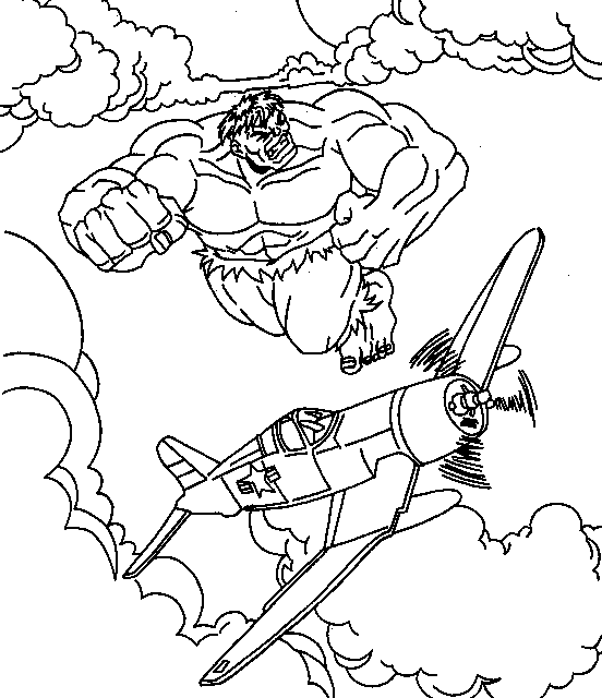 Dibujos de hulk para colorear e imprimir - Imagui