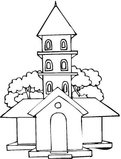 DIBUJOS PARA COLOREAR IGLESIAS | Dibujos para colorear DIBUJOS PARA COLOREAR IGLESIAS | Dibujos para colorear