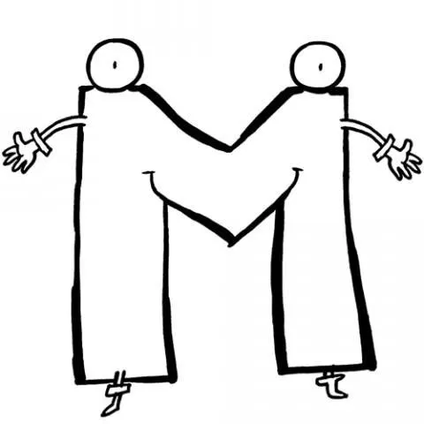 Imprimir: Letra M: Dibujos para colorear