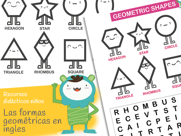 Dibujos para Colorear: Imprimible: Las formas geométricas en ...