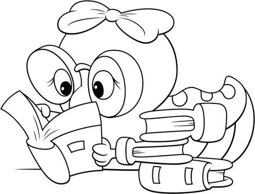DIBUJOS ANIMADOS LEYENDO - Imagui