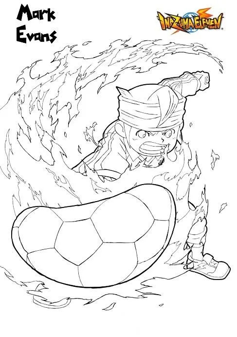 Dibujos para colorear Inazuma Eleven. Lista0 Dibujos para colorear Inazuma Eleven. Lista0