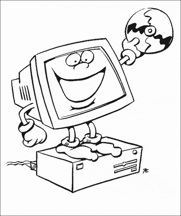 Dibujos para colorear de Informática, Plantillas para colorear de ... Dibujos para colorear de Informática, Plantillas para colorear de ...