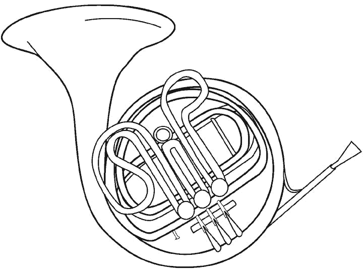 Dibujos para colorear de Instrumentos musicales, Plantillas para ... Dibujos para colorear de Instrumentos musicales, Plantillas para ...