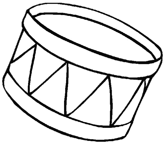 Dibujos para colorear de Instrumentos musicales, Plantillas para ...