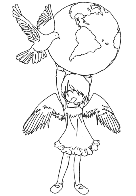 La paz mundial dibujos - Imagui