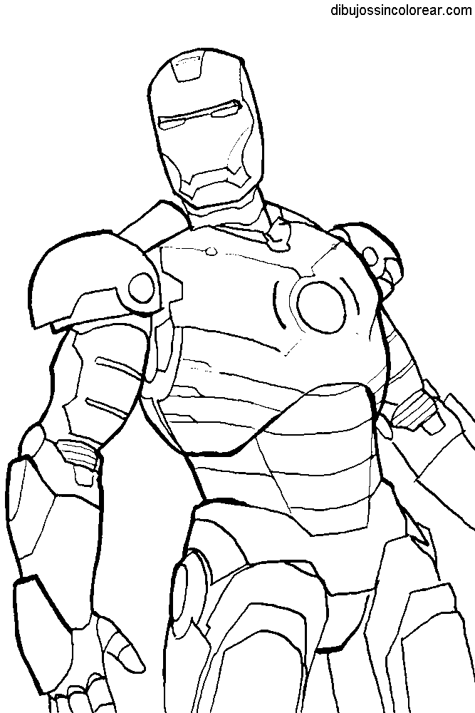 Dibujos para colorear de iron man 3 - Imagui