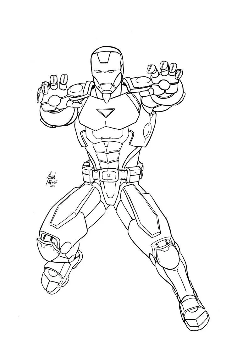 Dibujos para colorear de ironman 3 - Imagui