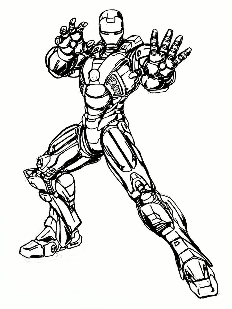 Dibujos De Iron Man Para Colorear