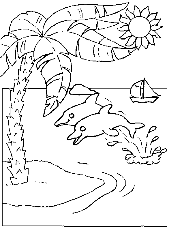 Dibujos para colorear de Islas, islotes y arrecifes Dibujos para colorear de Islas, islotes y arrecifes