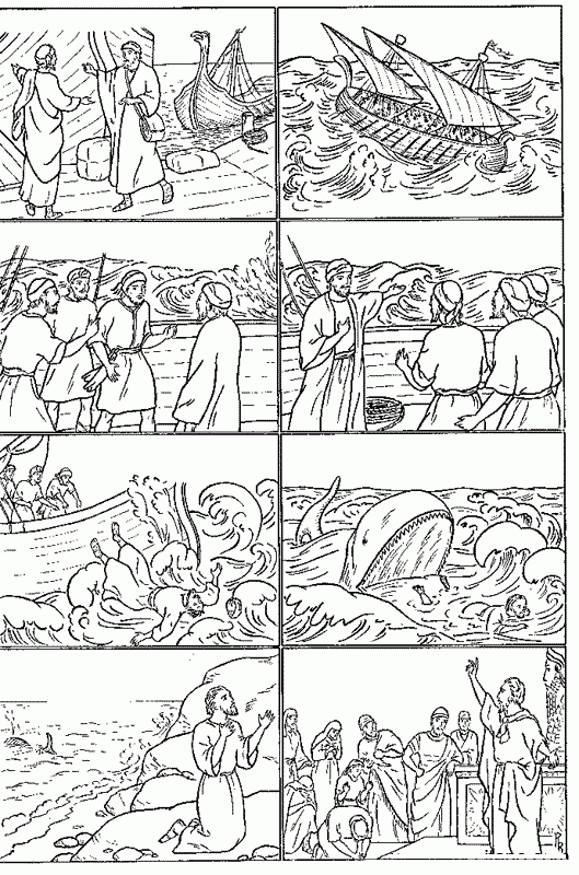 Dibujos Para Colorear De Jonas y la Ballena | Imagenes Cristianas ... Dibujos Para Colorear De Jonas y la Ballena | Imagenes Cristianas ...