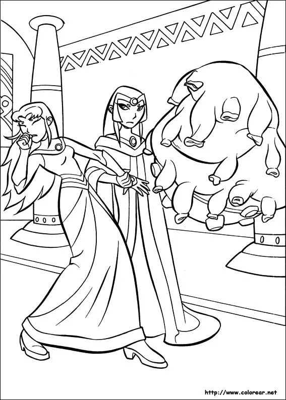 Dibujos para colorear de Los Jóvenes Titanes Dibujos para colorear de Los Jóvenes Titanes