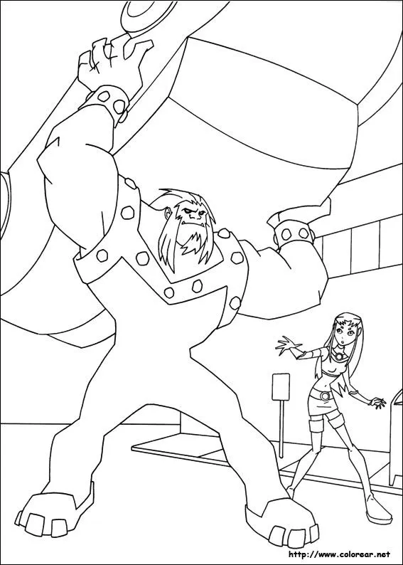 Dibujos para colorear de Los Jóvenes Titanes Dibujos para colorear de Los Jóvenes Titanes