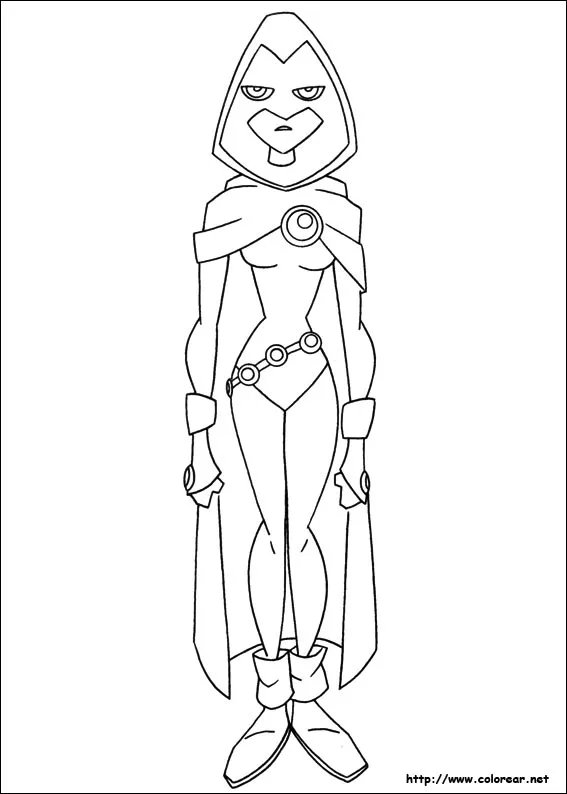 Dibujos para colorear de Los Jóvenes Titanes Dibujos para colorear de Los Jóvenes Titanes