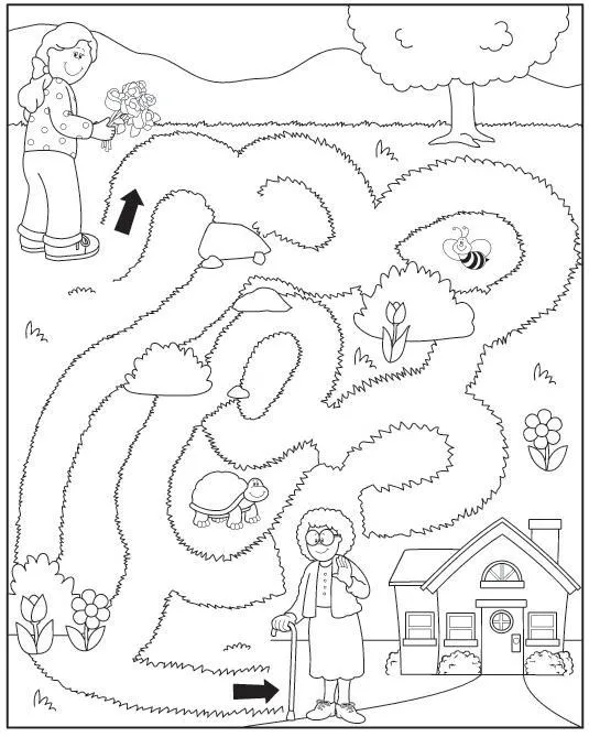 Dibujos para colorear: Laberinto para colorear
