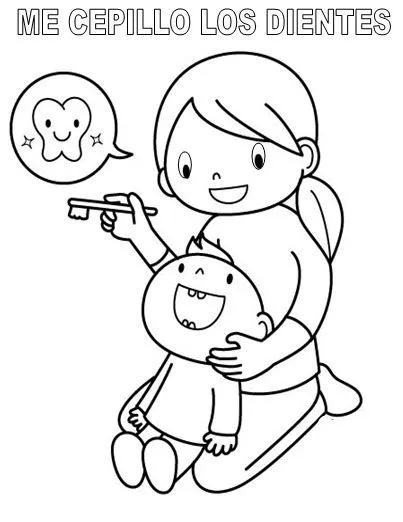 Dibujos para colorear de lavarse los dientes - Imagui Dibujos para colorear de lavarse los dientes - Imagui