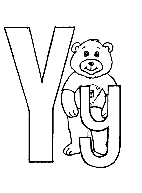Dibujos para colorear de Letras de osito, Alfabetos, Plantillas ... Dibujos para colorear de Letras de osito, Alfabetos, Plantillas ...