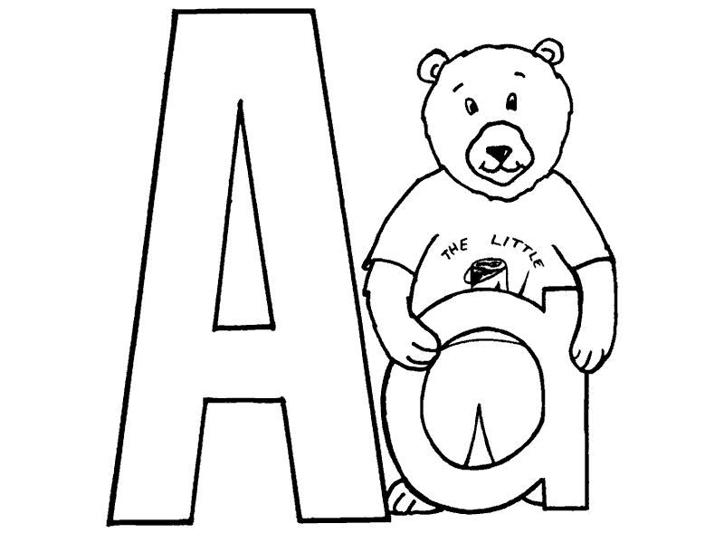 Dibujos para colorear de Letras de osito, Alfabetos, Plantillas ... Dibujos para colorear de Letras de osito, Alfabetos, Plantillas ...