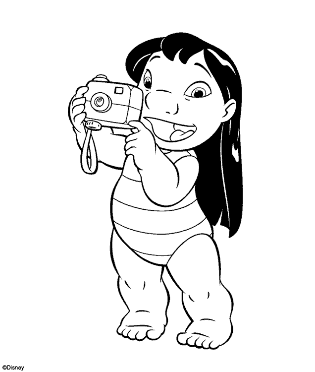 Dibujos para colorear de Lilo &amp; Stitch, Plantillas para colorear ...