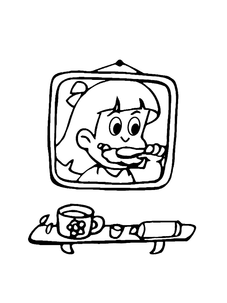 Dibujos para colorear de limpieza en el hogar - Imagui