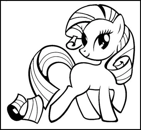 Dibujos para colorear mi little pony - Imagui