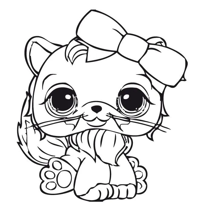 Dibujos para colorear Littlest pet shop 10