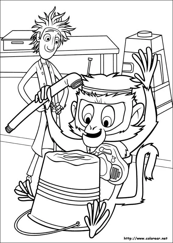 Dibujos para colorear de Lluvia de hamburguesas