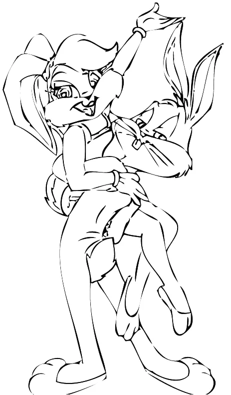 Dibujos para colorear lola bunny - Imagui