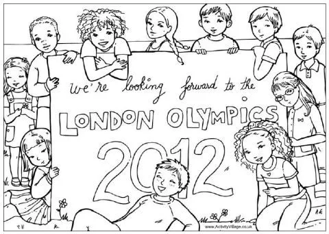 Dibujos para colorear de Londres 2012 - Guía de MANUALIDADES Dibujos para colorear de Londres 2012 - Guía de MANUALIDADES