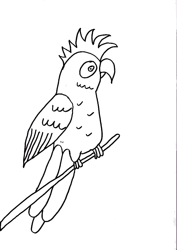 Dibujos para colorear de Loros, papagayo, psittacidae ... Dibujos para colorear de Loros, papagayo, psittacidae ...