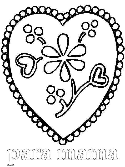 Dibujos para colorear de Dia de la Madre, Plantillas para colorear ...