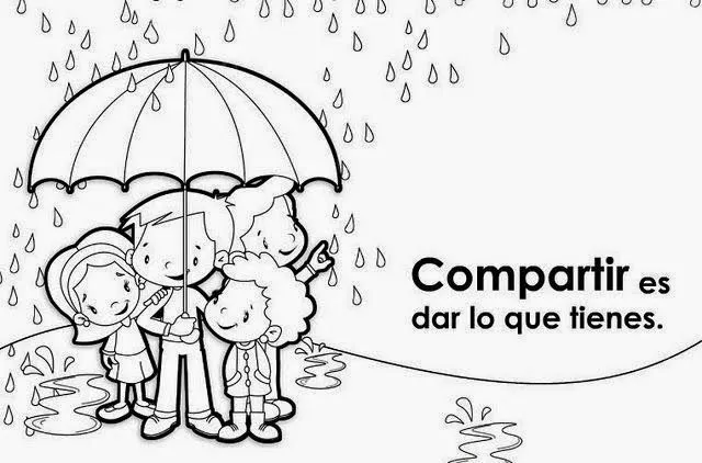 Dibujos para colorear. Maestra de Infantil y Primaria.: Valores Dibujos para colorear. Maestra de Infantil y Primaria.: Valores