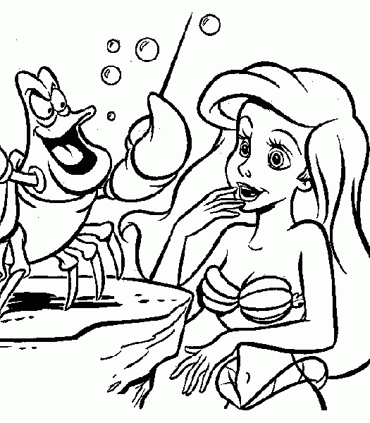 Dibujos para colorear. Maestra de Infantil y Primaria.: Ariel. La ...