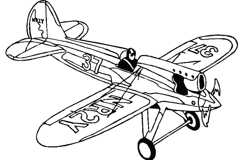 Dibujos para colorear. Maestra de Infantil y Primaria.: Aviones o ...