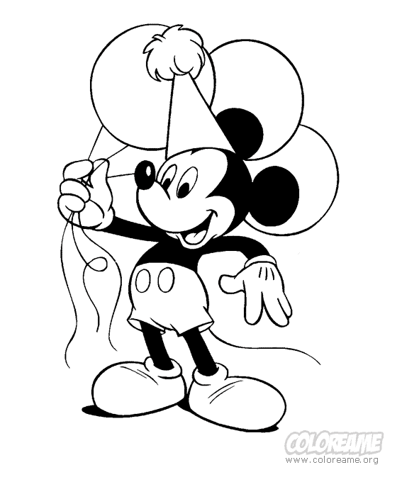 Dibujos para colorear. Maestra de Infantil y Primaria.: Mickey y ...