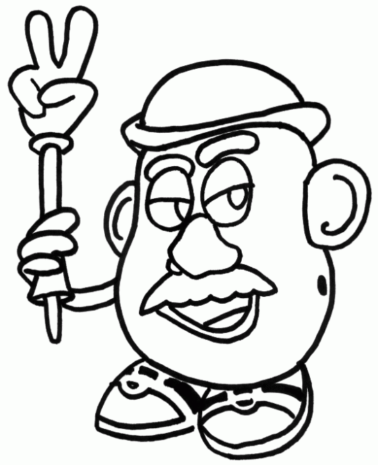 Dibujos para colorear. Maestra de Infantil y Primaria.: Mr Potato ... Dibujos para colorear. Maestra de Infantil y Primaria.: Mr Potato ...