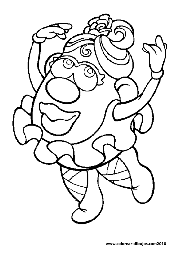 Dibujos para colorear. Maestra de Infantil y Primaria.: Mr Potato ... Dibujos para colorear. Maestra de Infantil y Primaria.: Mr Potato ...