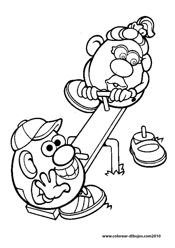 Dibujos para colorear. Maestra de Infantil y Primaria.: Mr Potato ... Dibujos para colorear. Maestra de Infantil y Primaria.: Mr Potato ...