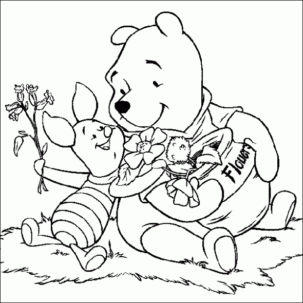 Dibujos para colorear. Maestra de Infantil y Primaria.: Winnie the ...