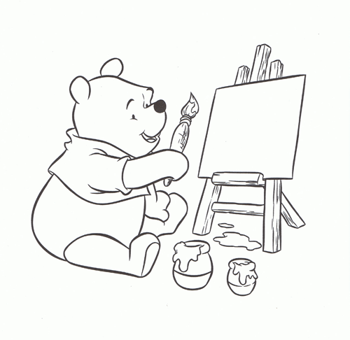 Dibujos para colorear. Maestra de Infantil y Primaria.: Winnie the ...
