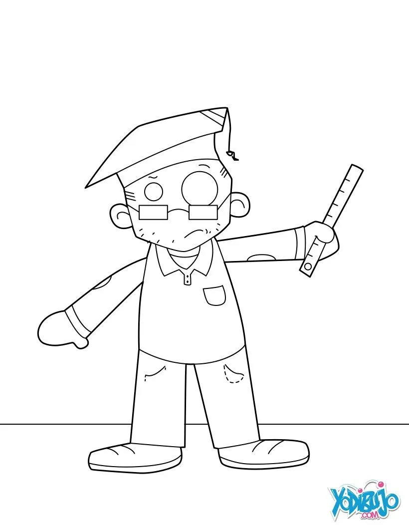 Dibujos para colorear MAESTROS y ALUMNOS a la escuela, Profesor ... Dibujos para colorear MAESTROS y ALUMNOS a la escuela, Profesor ...