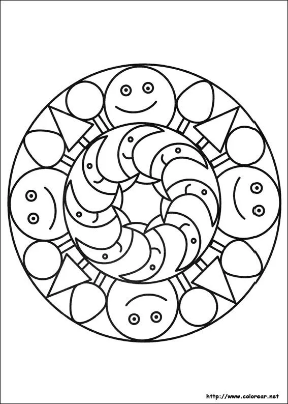 Dibujos de Mandalas para colorear en Colorear.
