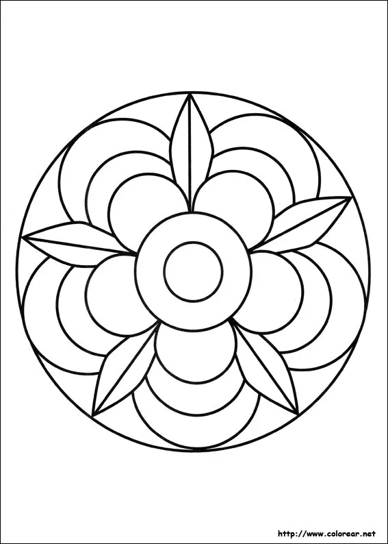 Dibujos para colorear de Mandalas