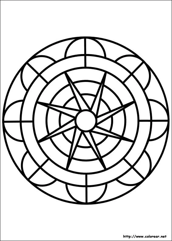 Dibujos para colorear de Mandalas