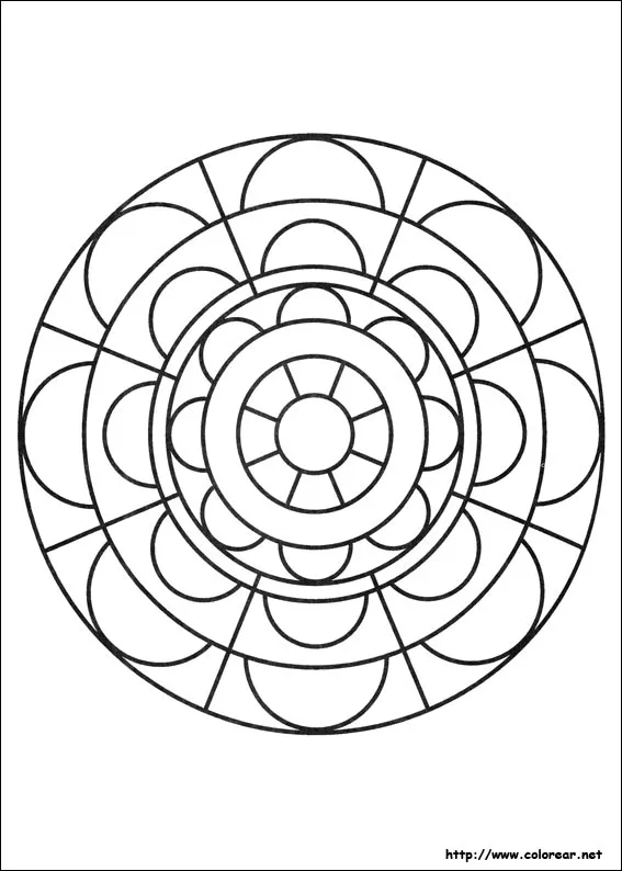 Dibujos para colorear de Mandalas