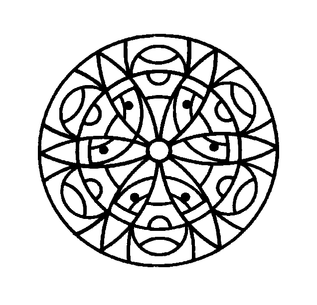 Dibujos para colorear de Mandalas, Plantillas para colorear de ...